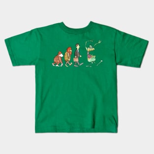 Evolution of Man Kids T-Shirt